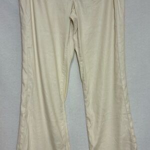 Level 99 Petite Wide Leg Linen Pants Drawstring Patch Pockets Size 28 Beach NWT